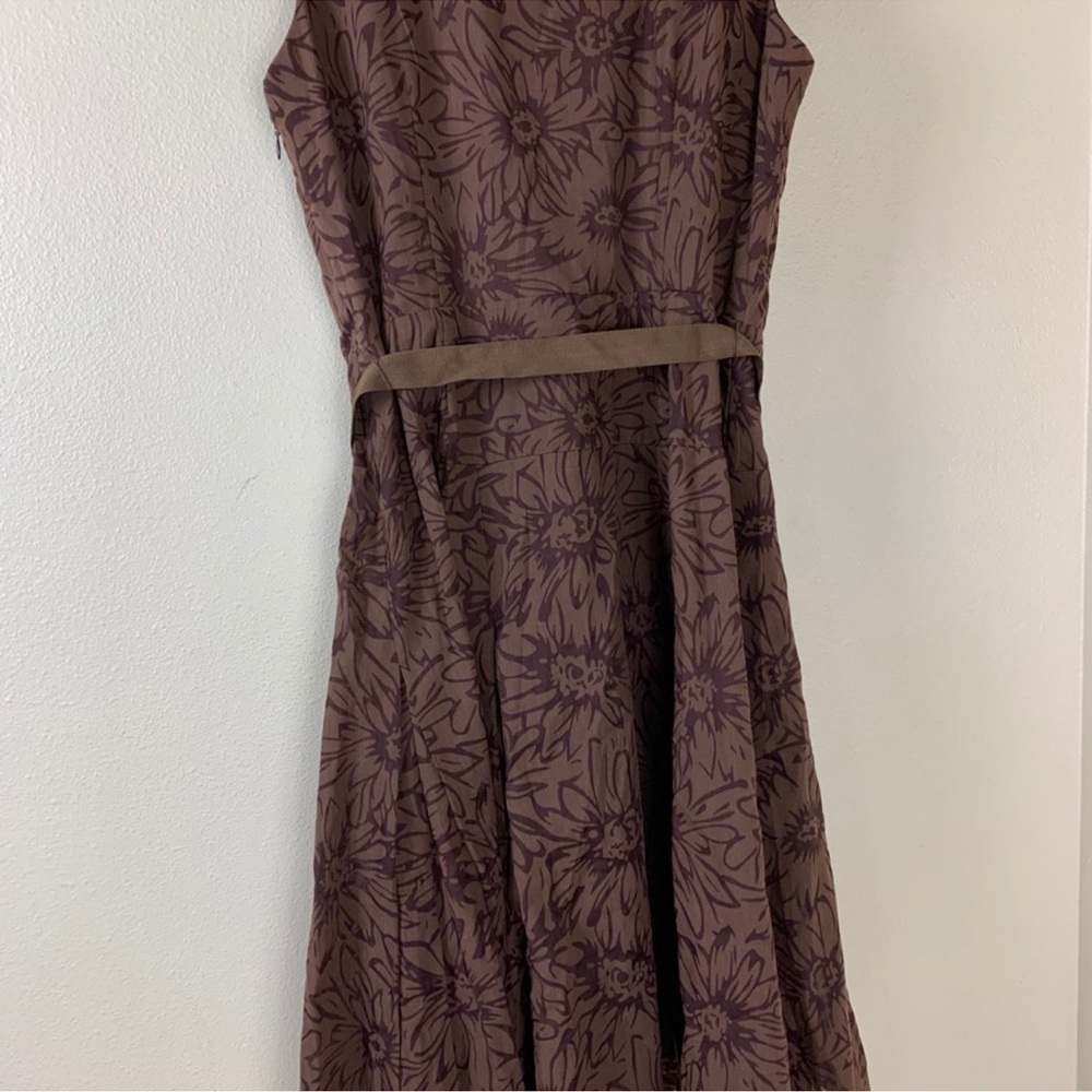 Casual Chic Summer Essential: Rabbit Rabbit Rabbit Designs Brown Dress - Size 8 - Picture 7 of 7
